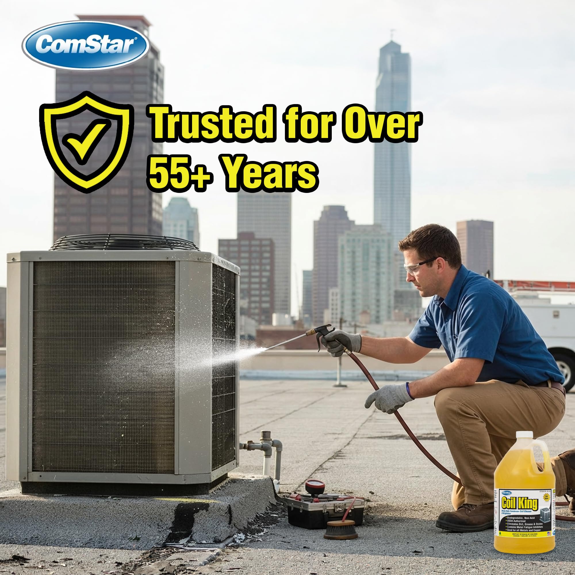 Snapklik.com : ComStar Coil King, 1 Gallon, Heavy Duty Foaming ...