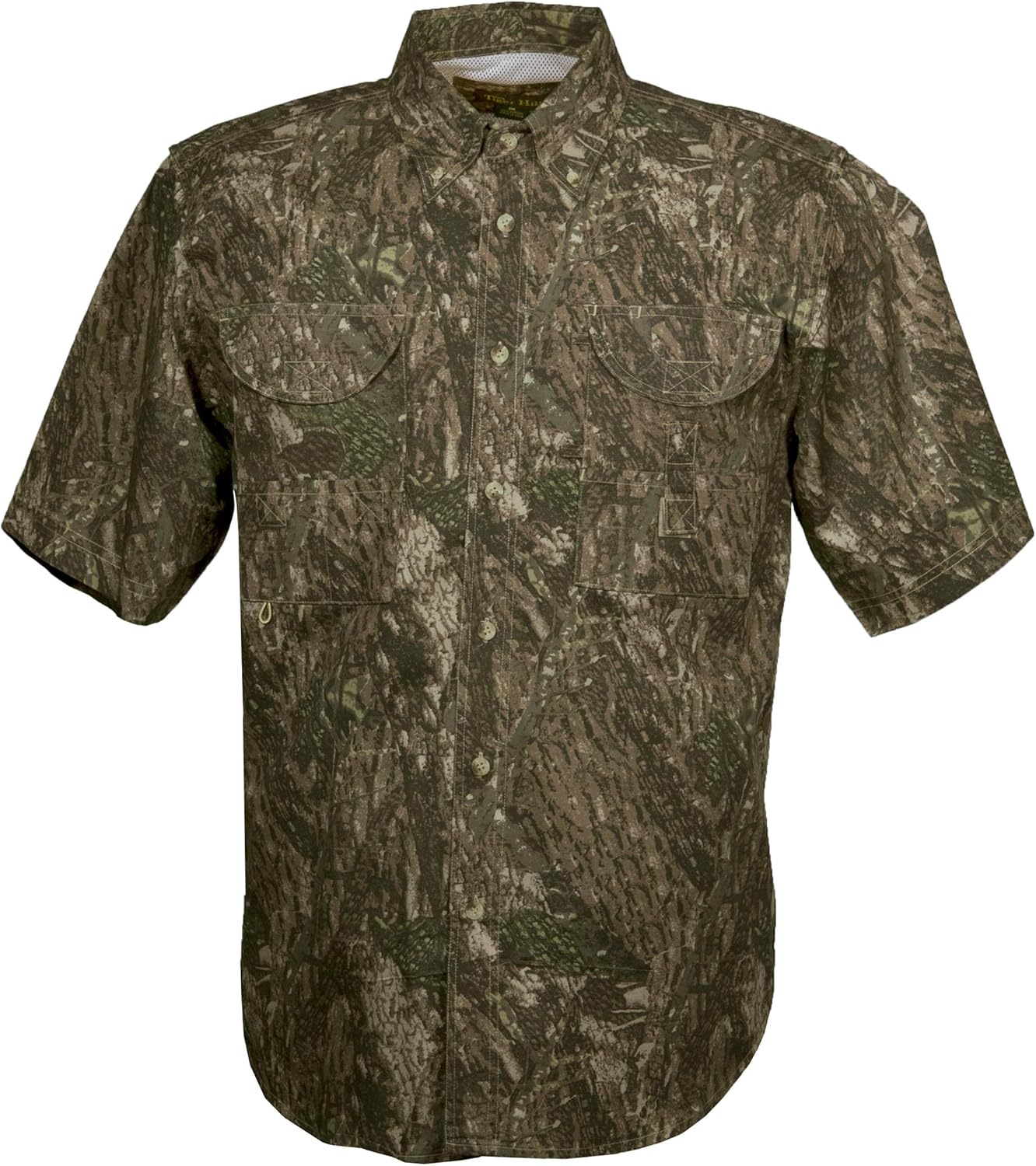 Men's Camouflage Fishing Shirt Short Sleeves