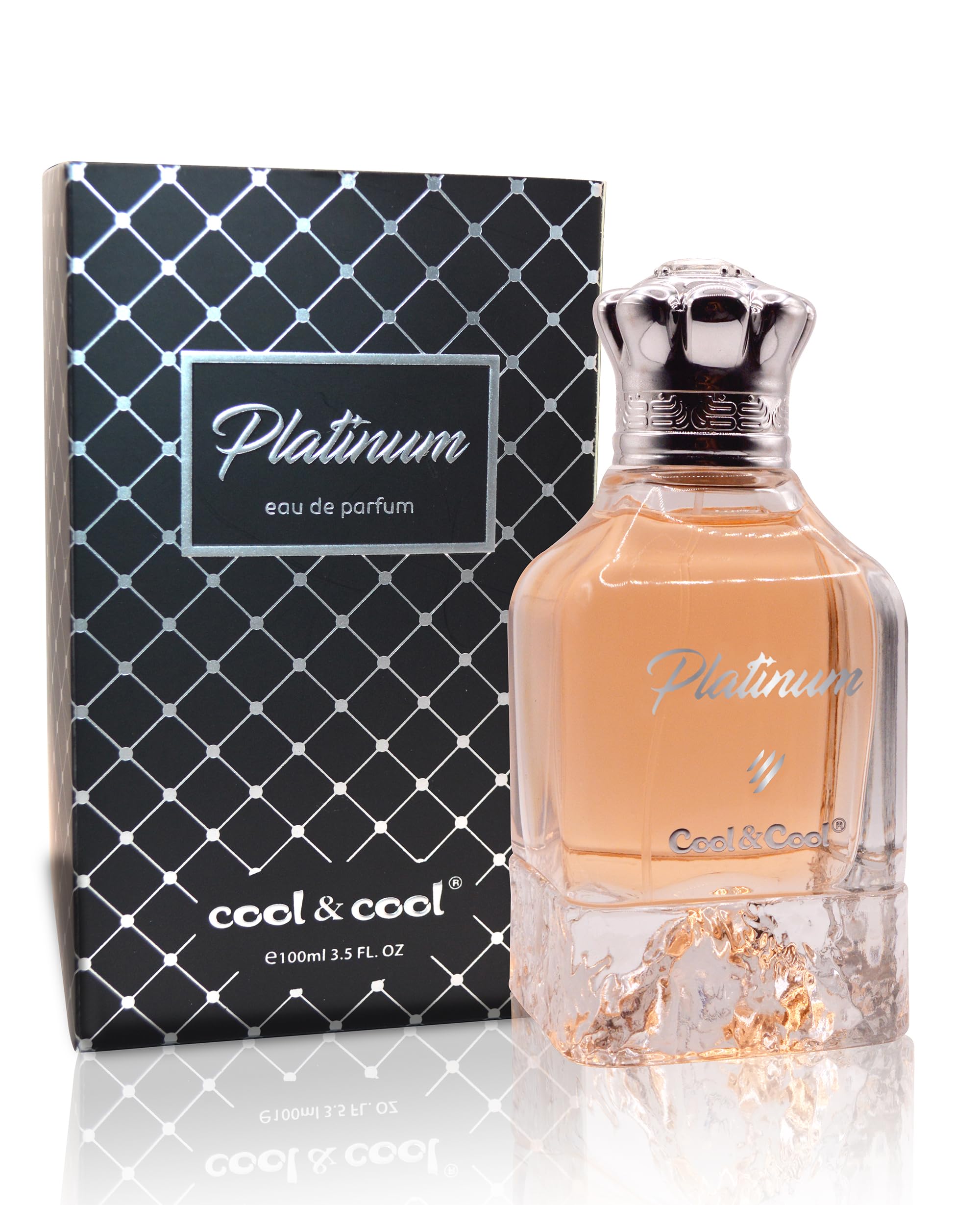 Sponsored Ad – Platinum Perfume 100ML - Woody Oud Fragrance with Leather, Juniper & Tonka Bean, Women’s Luxurious & Long-Lasting Perfume