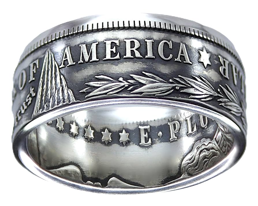 Amazon.com: MORGAN Silver Dollar U.S. Coin Ring (Sizes 7-15