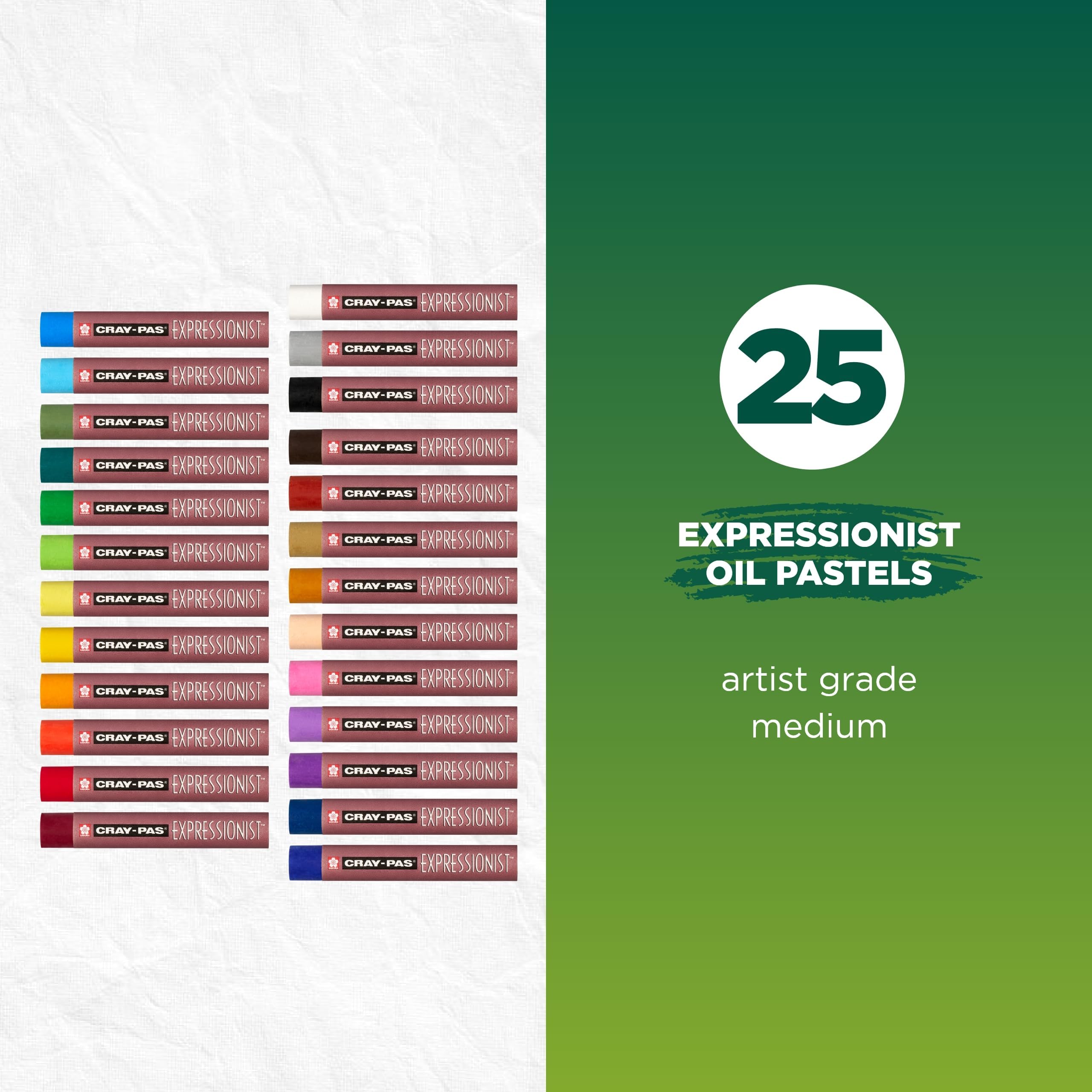 Amazon.com: SAKURA XLP25 25-Piece Cray-Pas Expressionist Oil