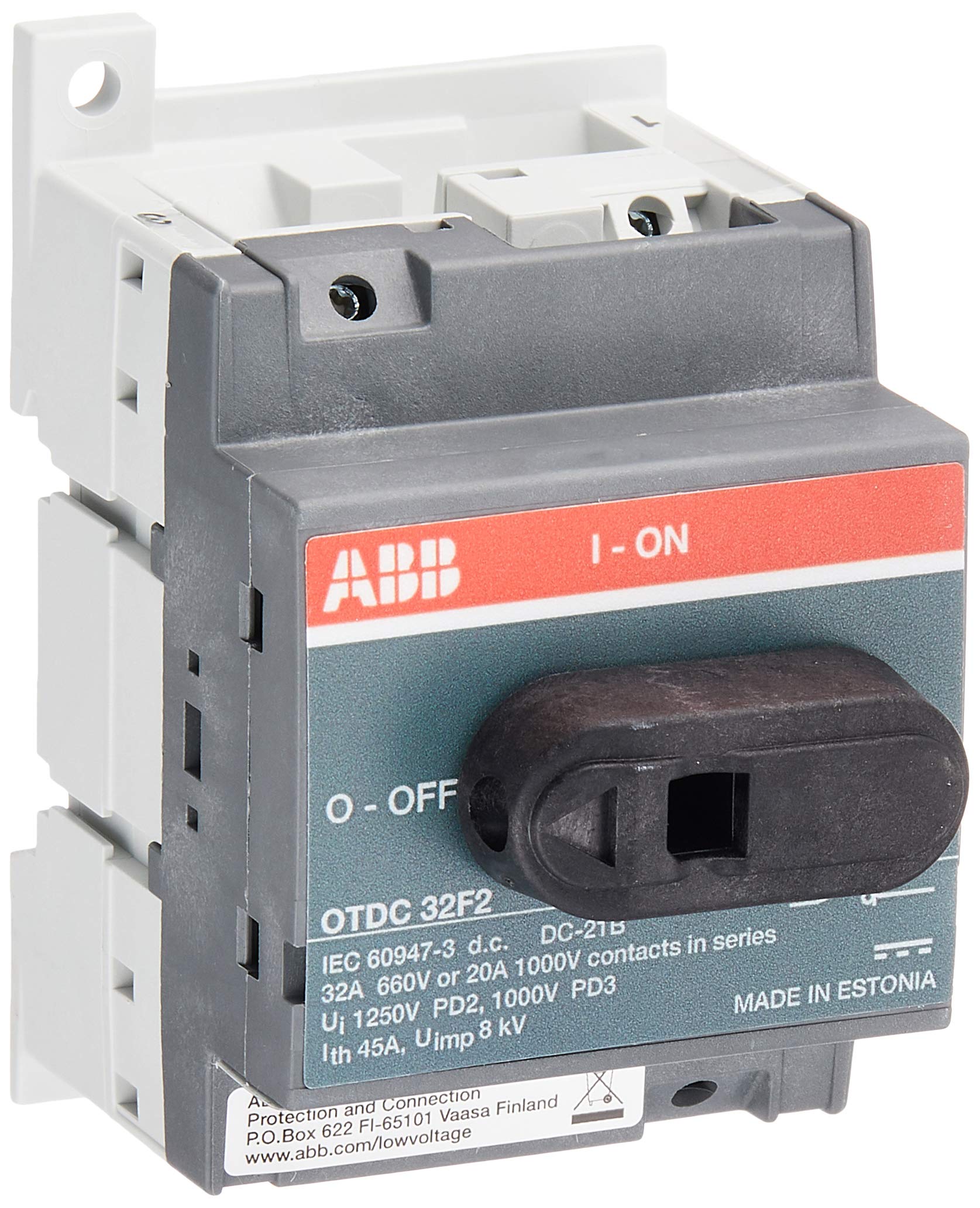 abb-entrelec otdc32 F2 – Interruttore secciónador solare