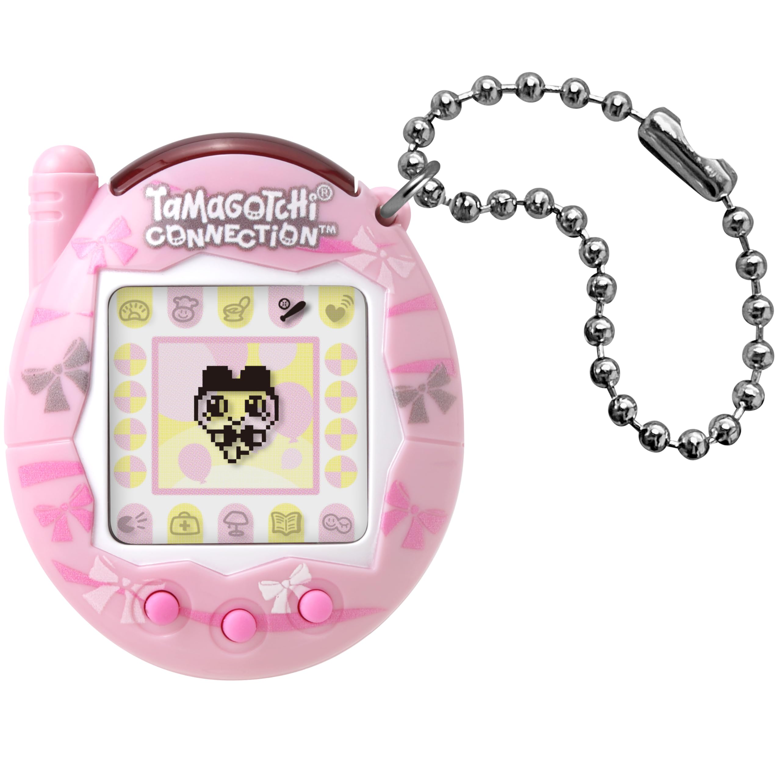 海外版　たまごっちコネクション たまコネ　dainty bows リボン　ピンク Amazon.com: Tamagotchi Connection - Dainty Bows