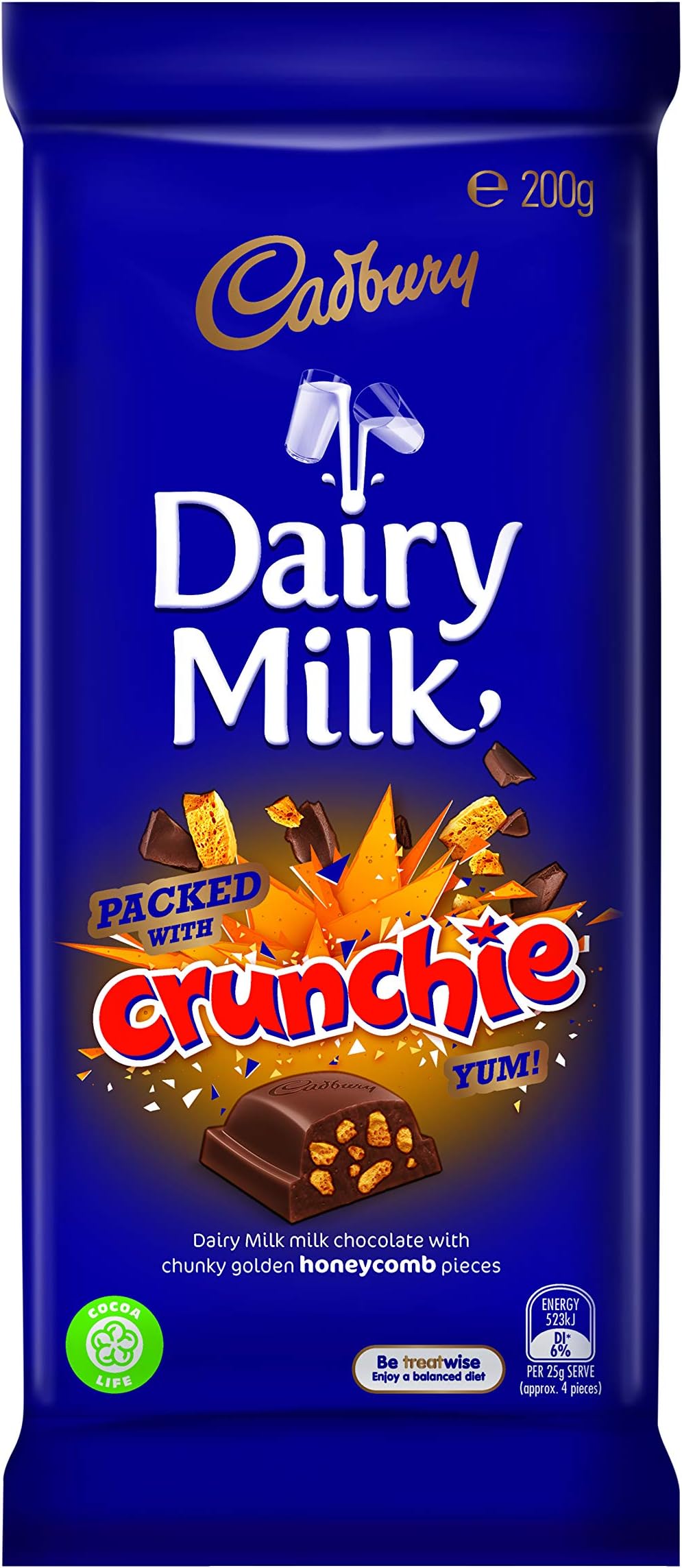 Mondelez Cadbury Crunchie, 200g