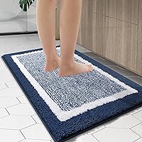 Vista 81 de OLANLY Alfombras de baño 30x20, tapete de baño de microfibra extra suave y absorbente, antideslizante, lavable a máquina, secado rápido, alfombra