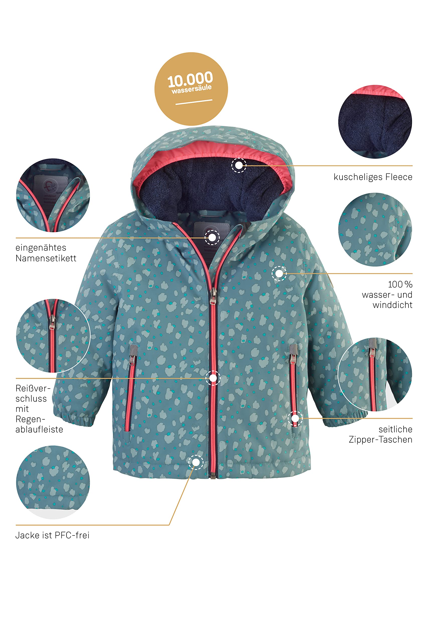 Killtec Unisex Fisw 1 Mns Ski Jckt Skijacke/Funktionsjacke mit Kapuze und Schneefang