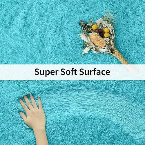 Miniatura 7 de Merelax - Tapete moderno afelpado para habitación de niños y guardería, tapete decorativo suave, regalo para shower de bebé y de cumpleaños o