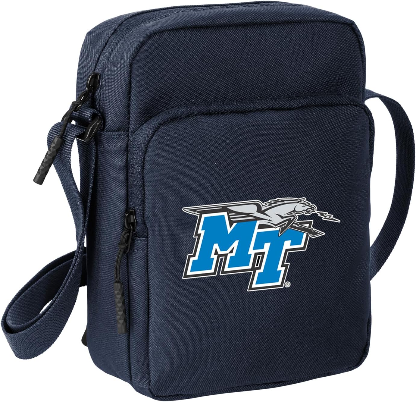 Broad Bay Middle Tennessee State Crossbody Bag Unisex MTSU Sling Pack for Travel Sports Workout Running Festival Waist Pack - For Men or Women