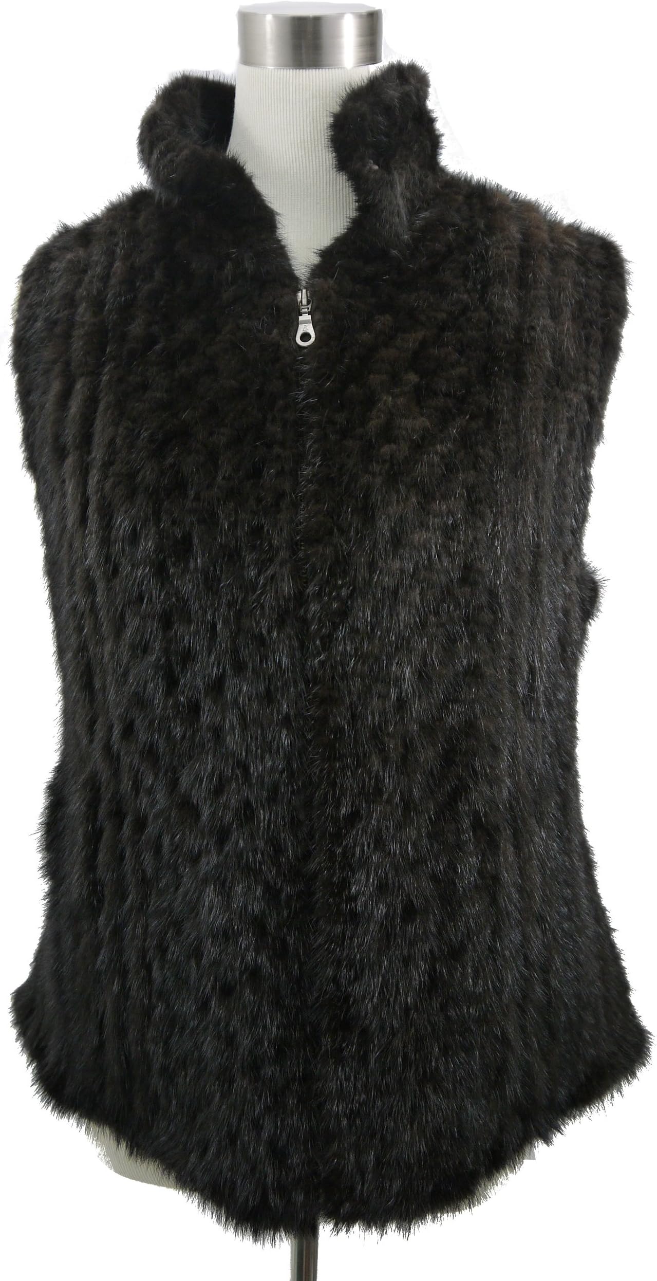 Woman's 100% Real Mink Knit Vest