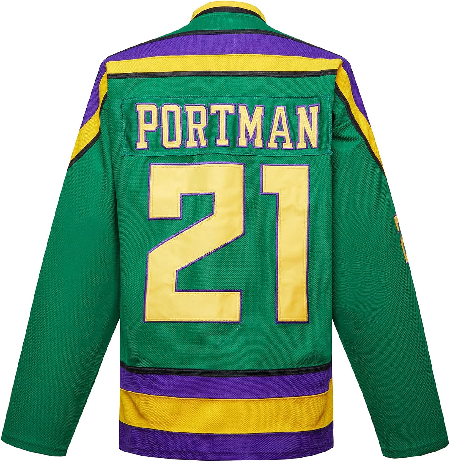 Mighty Ducks Jersey Movie Ice Hockey Jersey Charlie Conway #96 Adam Banks #99, 90S Hip Hop Clothing for Party with Kids＆Adult thumbnail