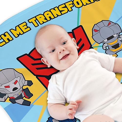 Miniatura 3 de LOGOVISION Transformers - Manta de hitos para bebé, 36 x 58 pulgadas, Watch Me Transform, unisex, para bebé niño y niña