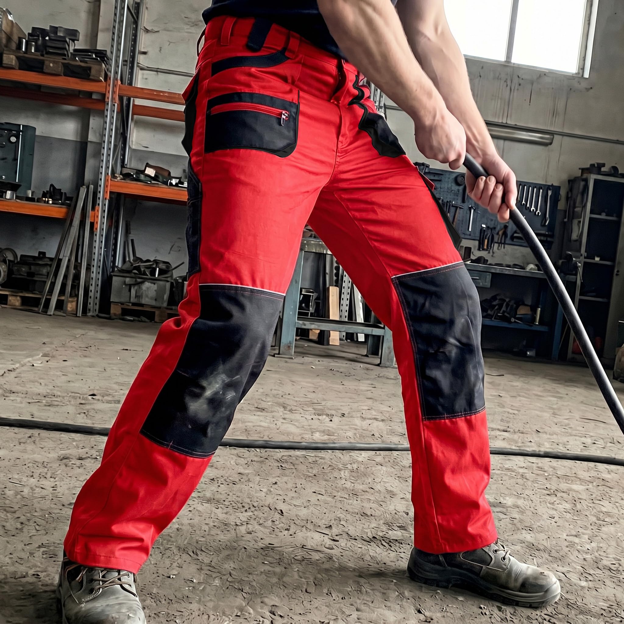 Stenso Em - Pantaloni da Lavoro - Uomo - Pantaloni Protettivi - Slim Fit
