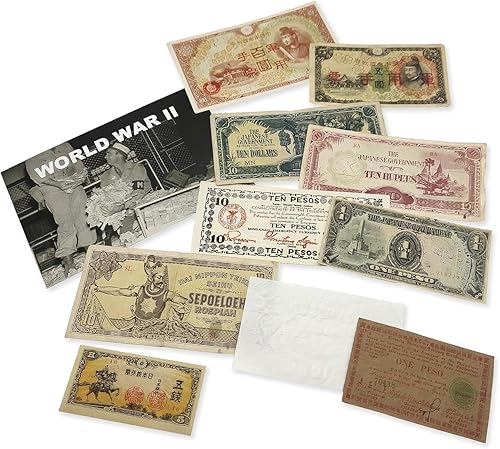 IMPACTO COLECCIONABLES Pacific War Collection - 10 Banknotes Used During