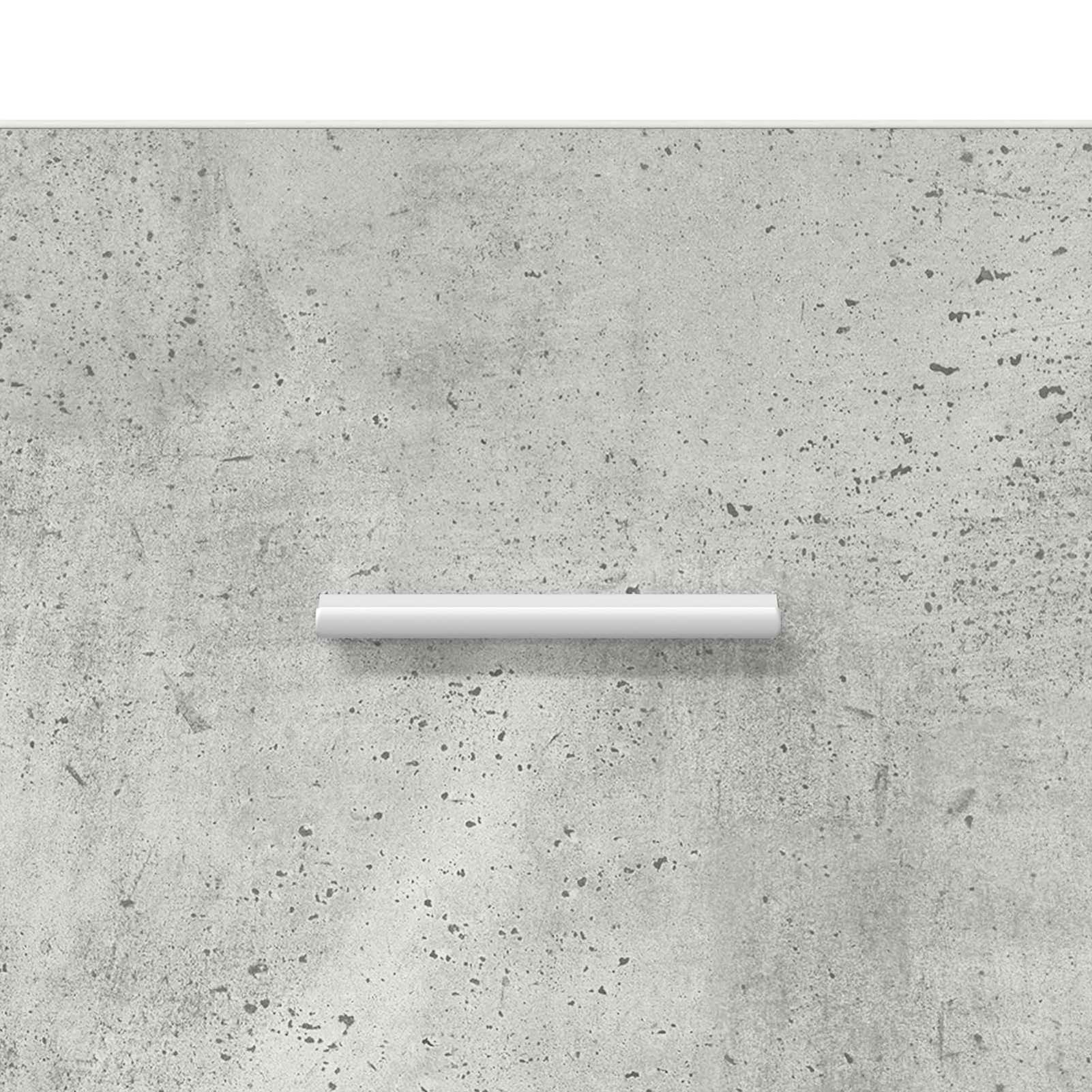 Gecheer TV-Schränk 71,5 x 33 x 47 cm Betongrau Holzwerkstoff, Moderne TV Lowboard Fernsehschrank für Home-Cinema Gamerzimmer Wohnungen Büro8011150