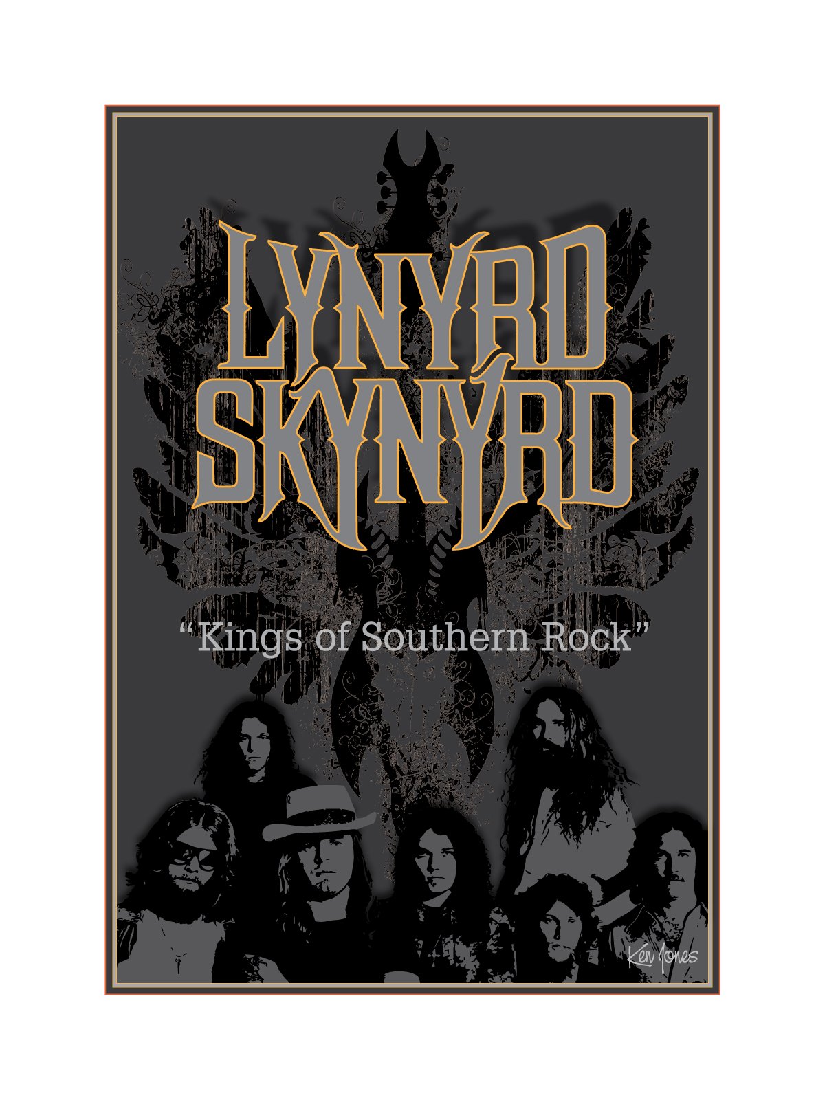 Amazon.com: Fiico Lynyrd Skynyrd Rock Band 18x24 Poster