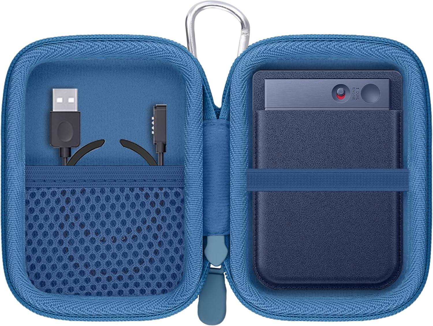 Hard Carrying Travel Case for PLAUD AI Voice Recorder,Compatible with Digital Recorder and Magnetic Protective Case(Dark Blue) Dark Blue Case