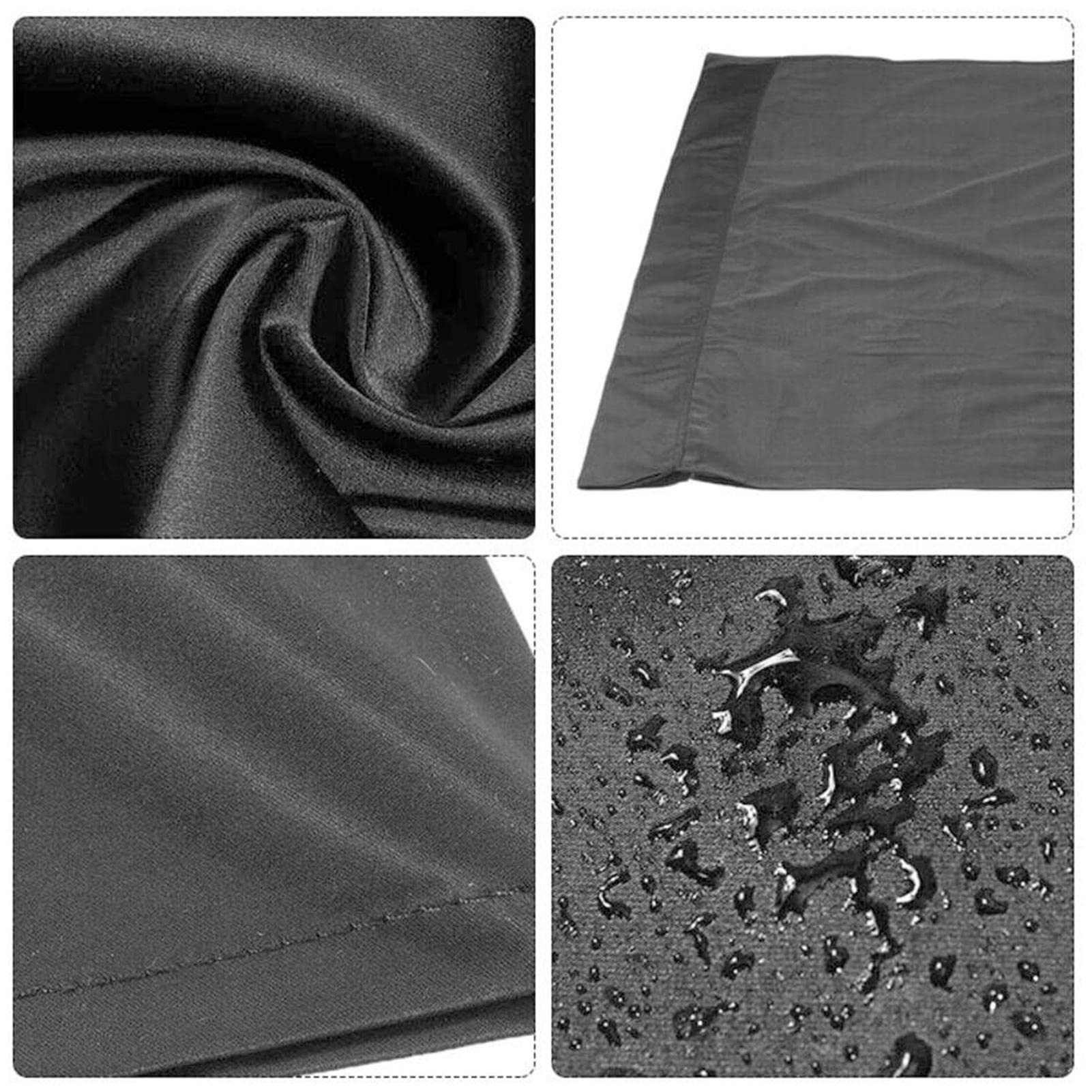 Toile de Balancelle de Jardin en Tissu 600D Oxford Imperméable, 148 x 100cm Toit de Rechange pour Balançoire Extérieur, Housse de Rechange Anti-UV/Pluie pour Jardin Terrasse