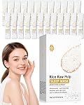 Overnight Sleeping Facial Mask Set-24Pcs Wash-Free VC Firming Moisturising Face Mask,Portable Travel Size Mini Hydrating Face Mask for Skin Care Repair,Valentine's Day Skincare Gift Kit for Women Girl