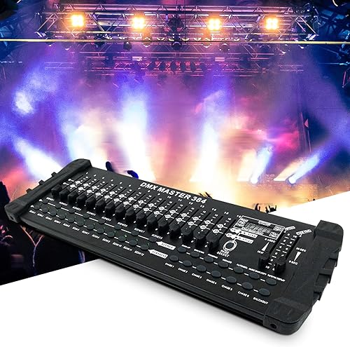 SHEHDS Controlador DMX DMX384 DJ Controlador LED Pantalla Digital DMX Consola DJ Equipo Etapa Luz Controlador
