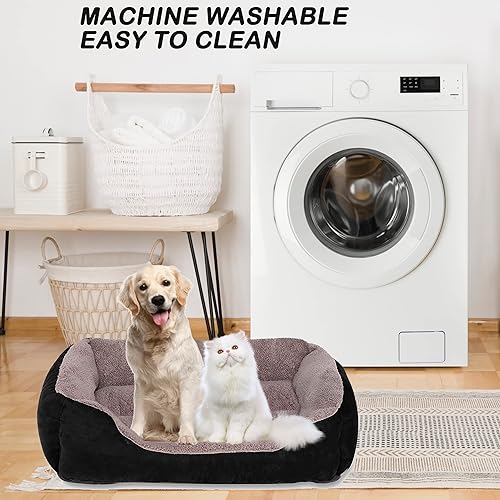 Miniatura 6 de Cama para perros de la marca Utotol cálida, rectangular, lavable cama para mascotas de firme algodón transpirable, para gatos también, cama