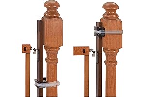Banister to Banister Baby Gate Mounting Kit : Keep Your Infant Safe...