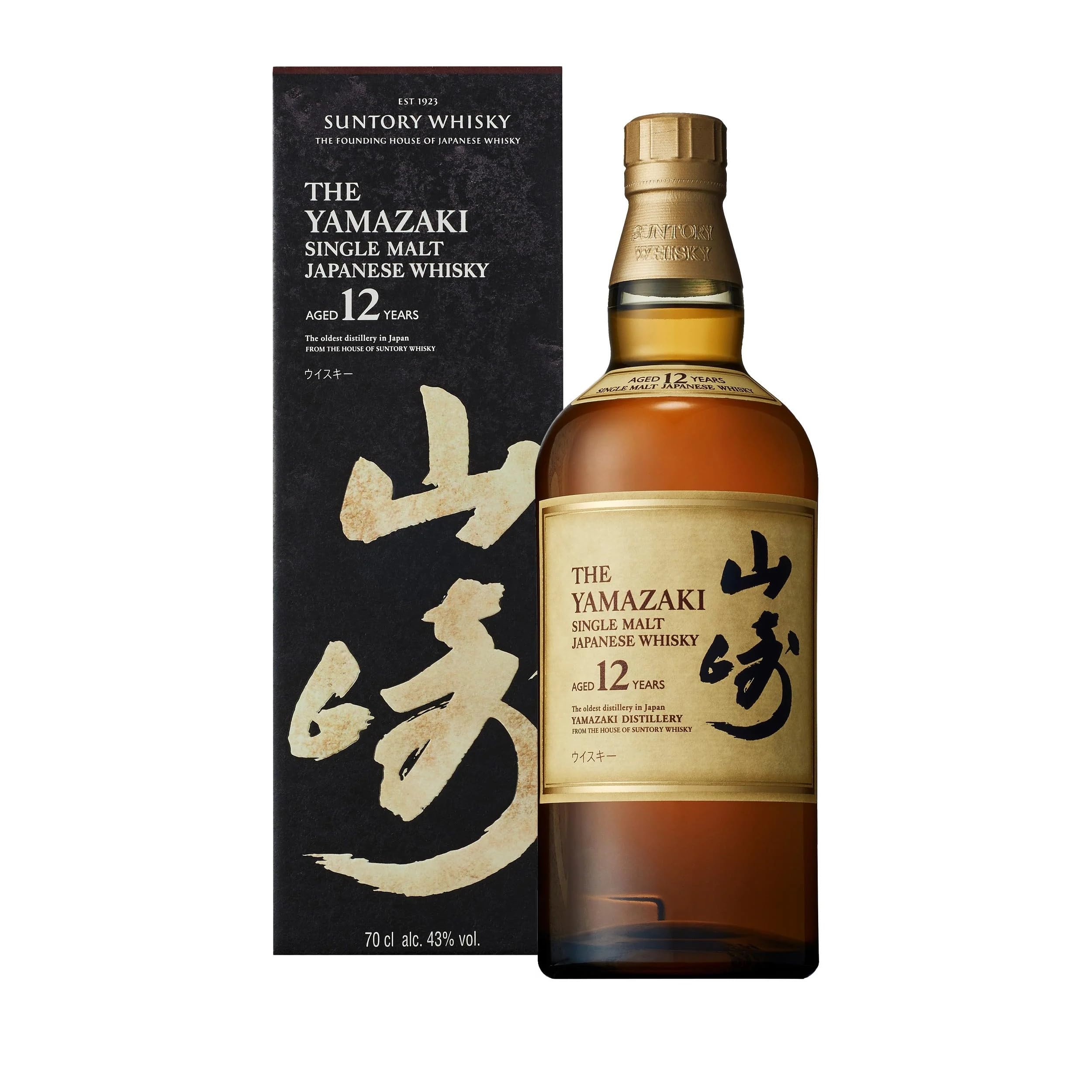 Yamazaki 12 Year Old - Japanese Single Malt Whisky - 70cl / 43