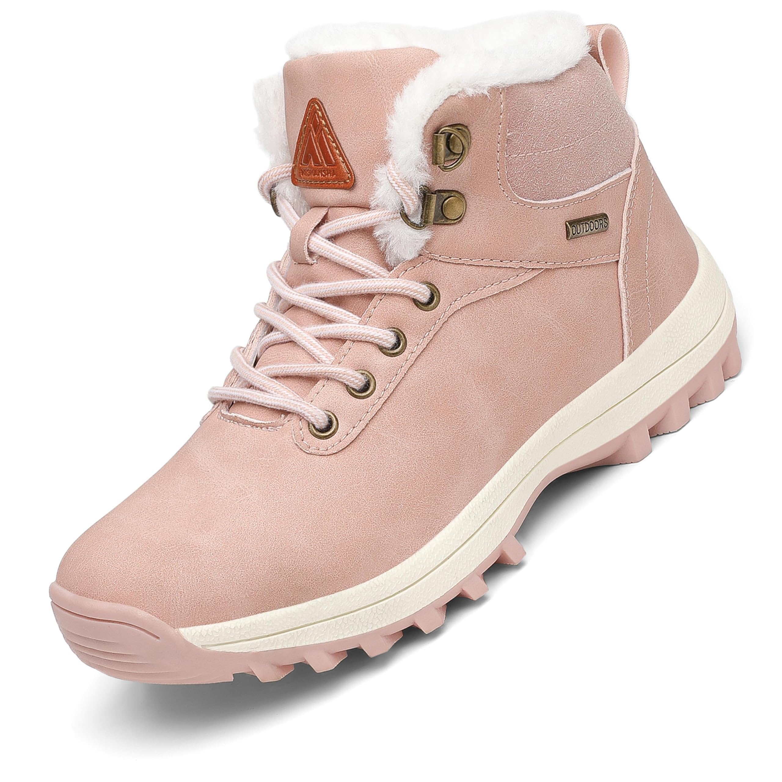 Mishansha Uomo Scarpe Invernali Donna Stivali da Neve Calda Impermeabili Outdoor Sneakers da Trekking Taglia 36-48 EU