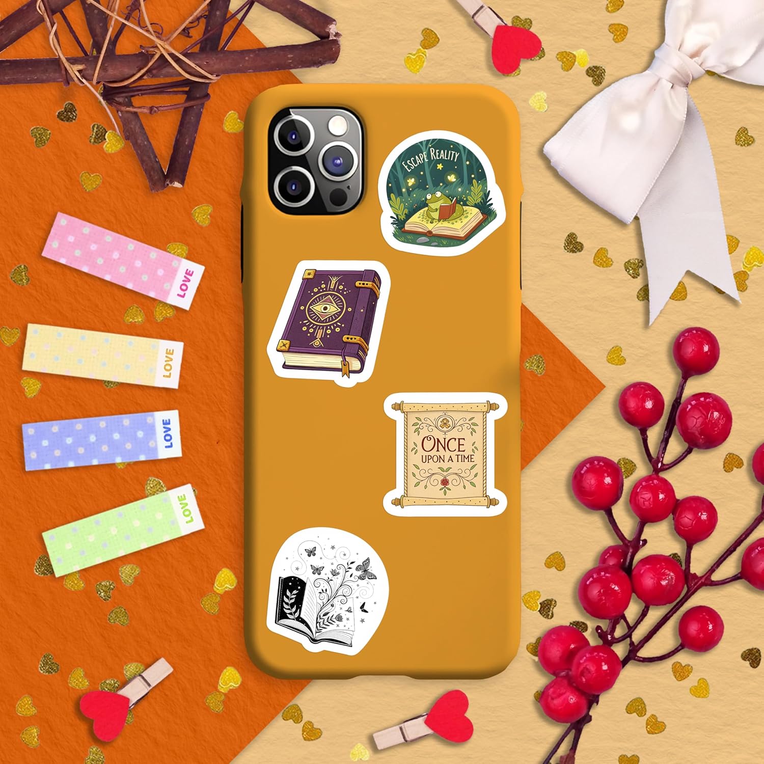 100Pcs Fantasy Book Stickers for Kindle Adult - Bookish & Reading Decals, Book Stickers Fantasy - Gifts for Men & Women - Image 8