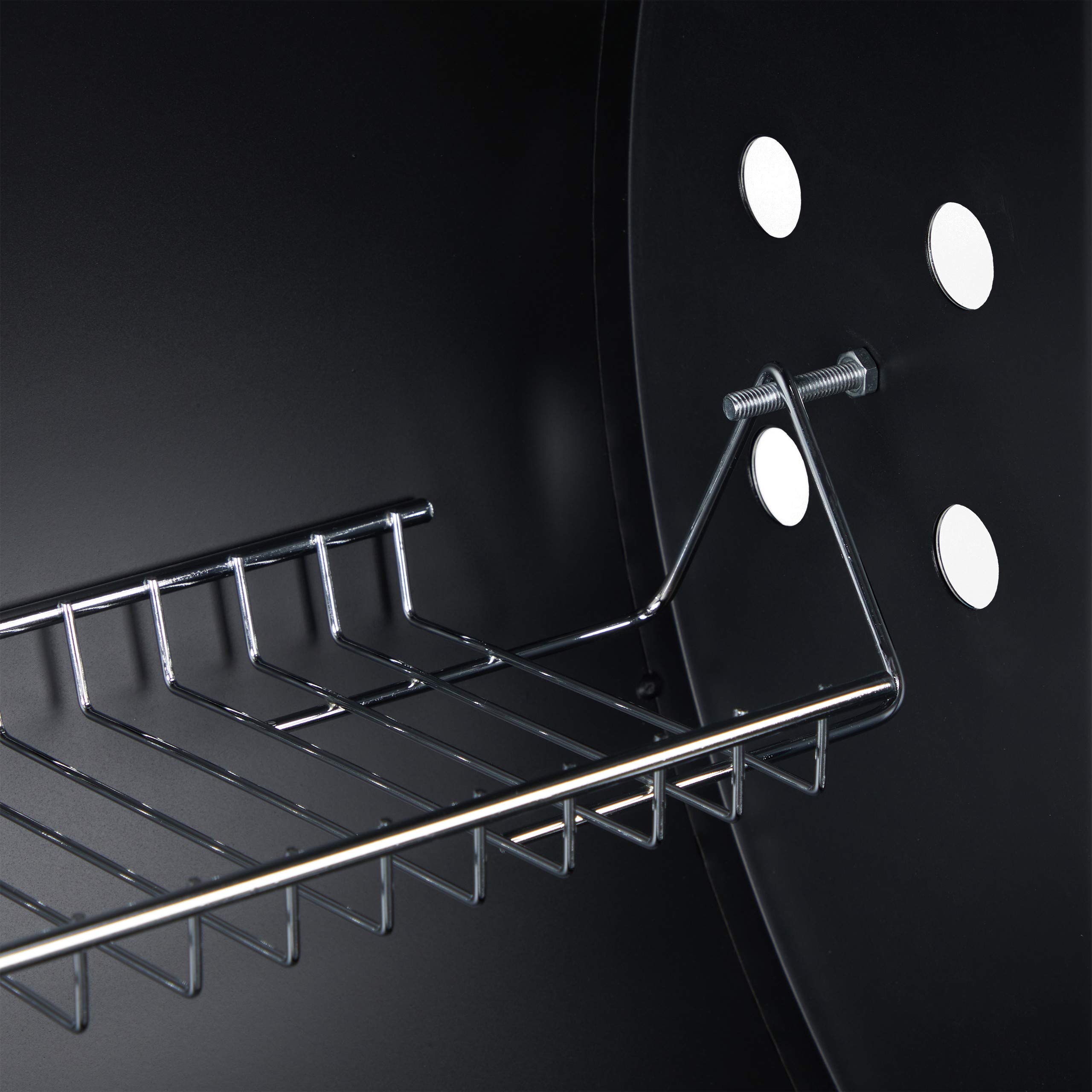 Relaxdays Griglia Portatile XXL, Instant Barbecue con Coperchio, Aerazione Regolabile, Stabile,HLP 96,5x103x64,5 cm,Nero