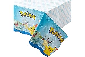 Captivating Pokémon Plastic Table Cover: Elevate Your Themed Celebrations