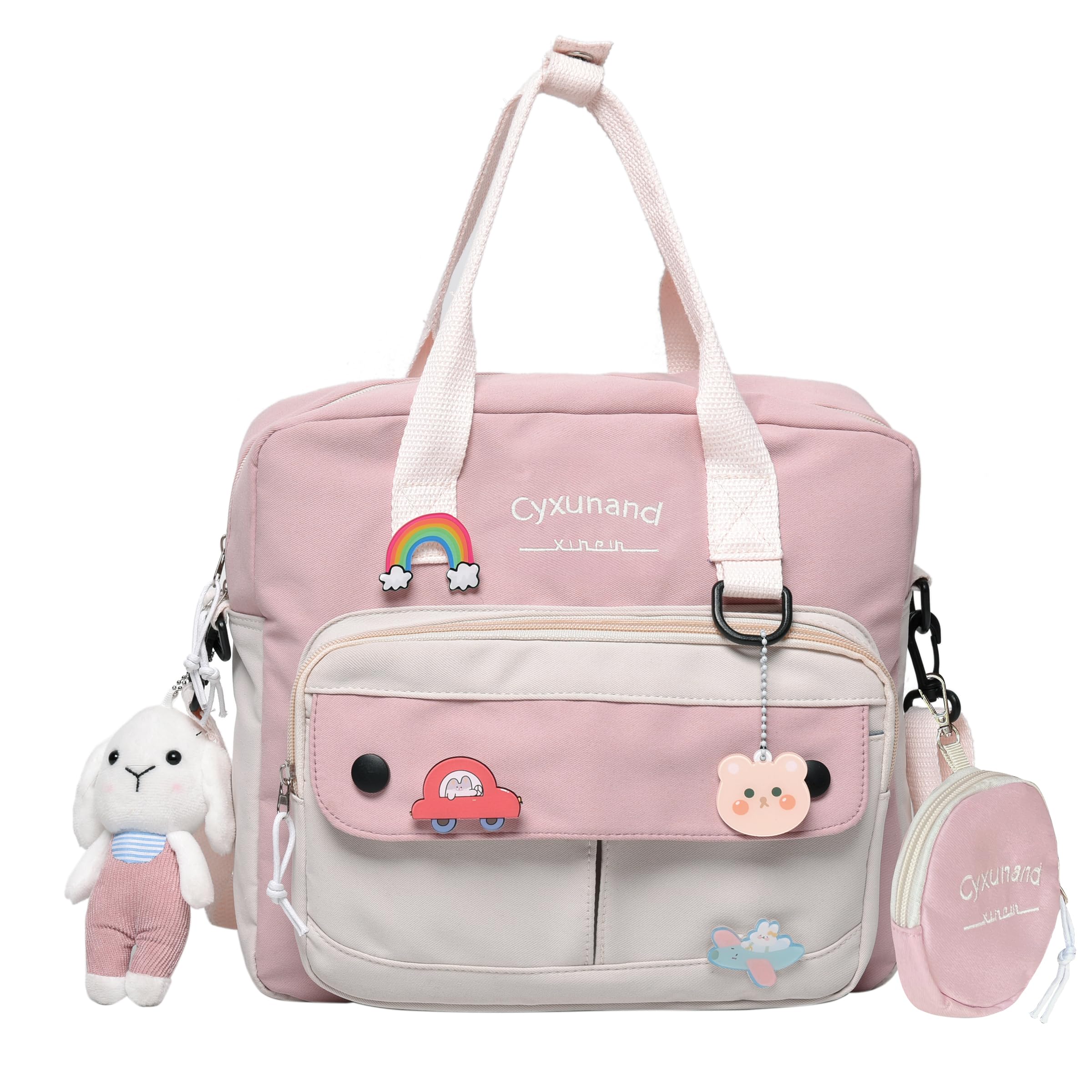 Cute Bags Kawaii Backpack Messenger Bag For School Aesthetic Backpacks Multifunction Laptop Japanese Ita for Teen Girls Kids