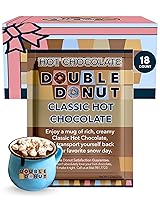 Vista 18 de Double Donut Coffee Cápsulas de chocolate caliente para cafeteras Keurig K Cup, cápsulas clásicas de cacao caliente de una sola porción, 24