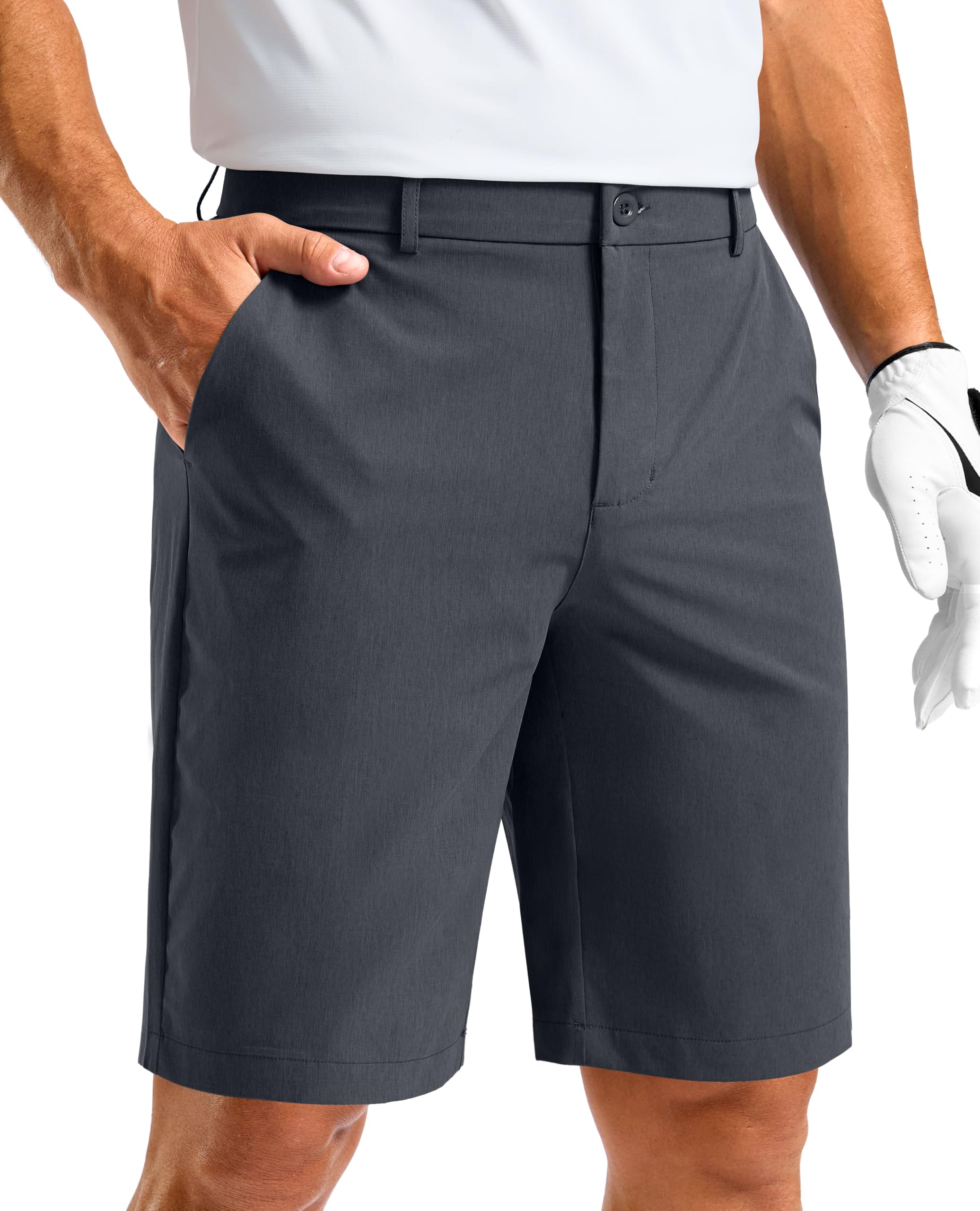 Soothfeel Men's Casual Shorts 5/7/9 Inch Golf Dress Shorts with 4 Pockets