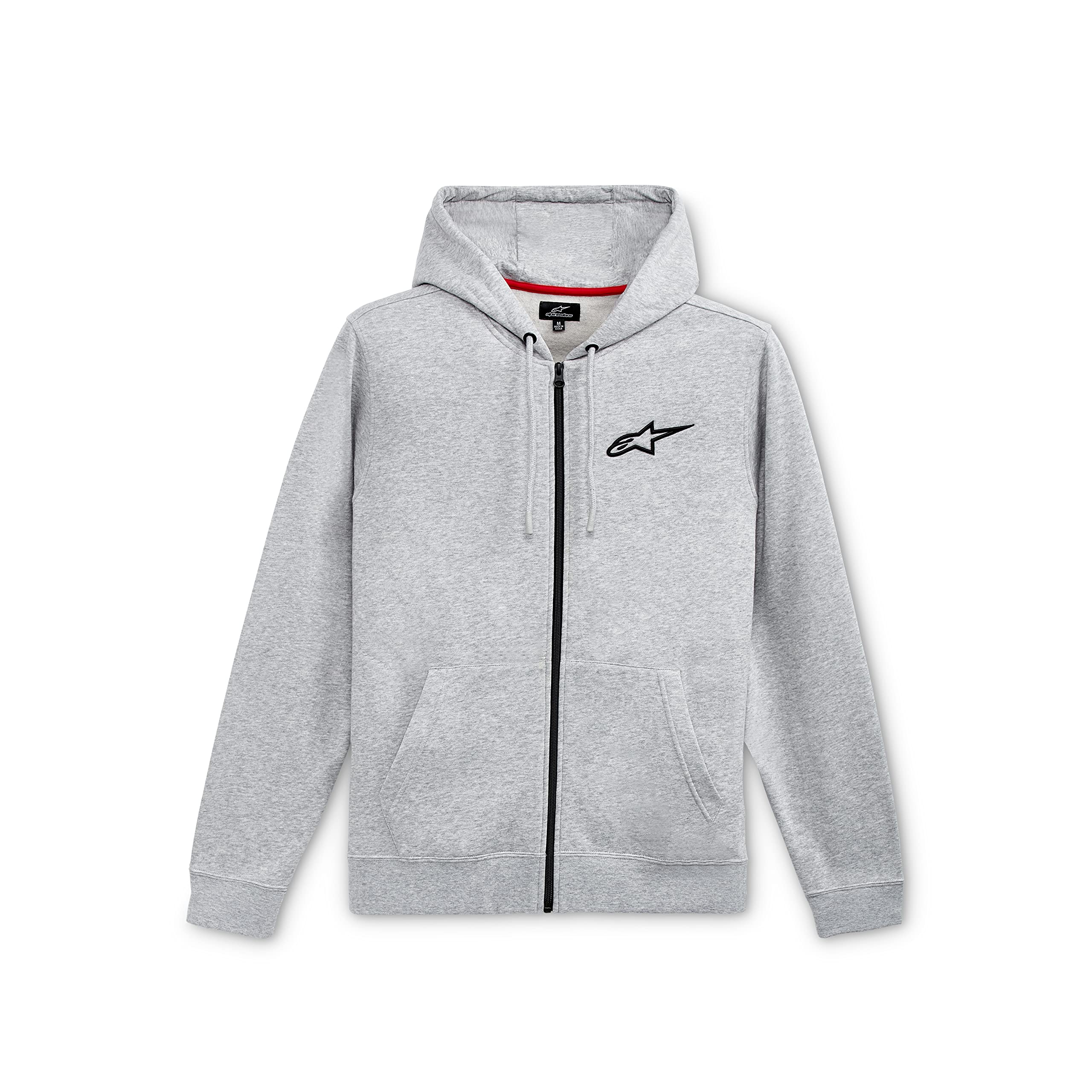 Alpinestars Ageless Chest Zip Hoodie, Grey Extra Large