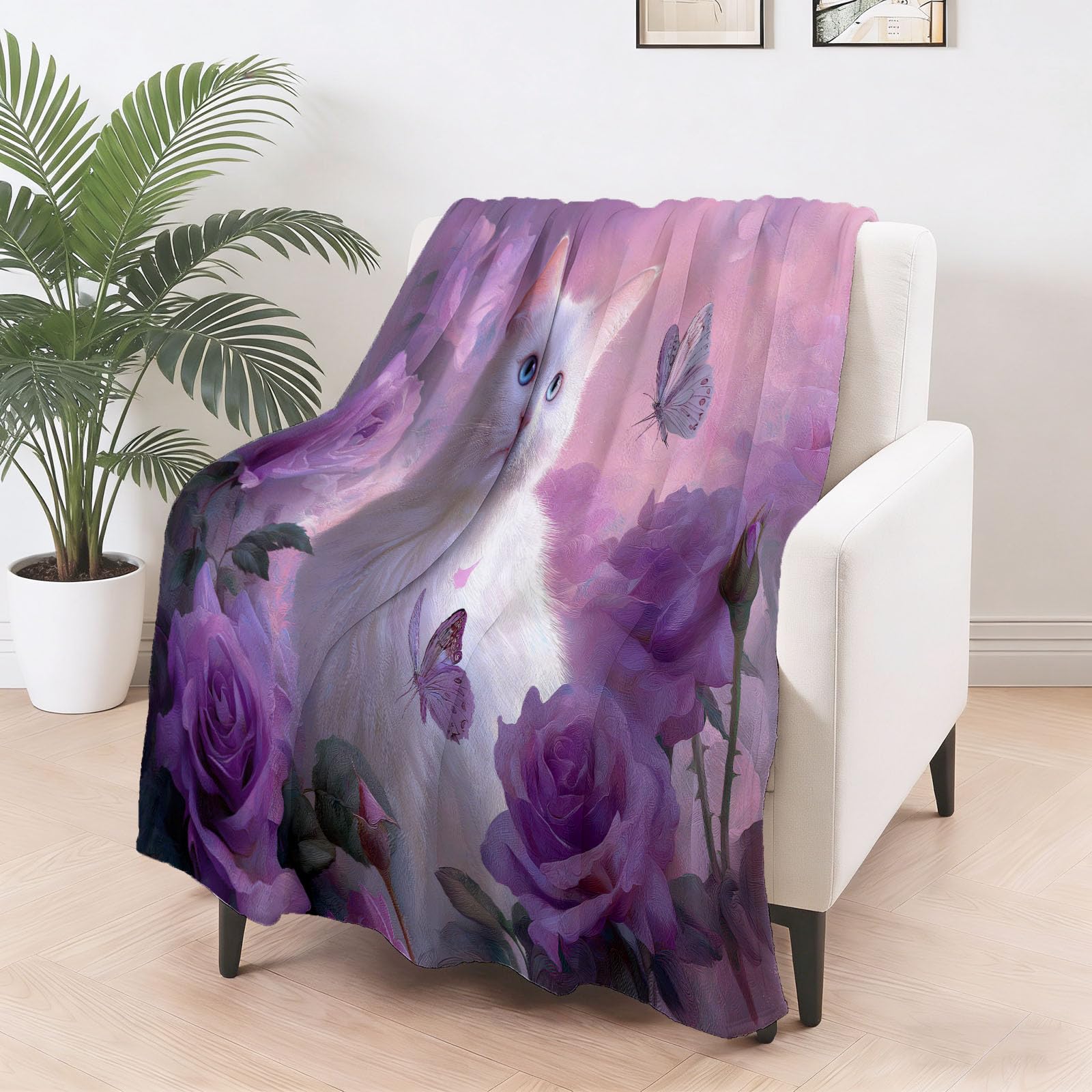 Generisch Manta de forro polar suave de franela de 180 x 200 cm