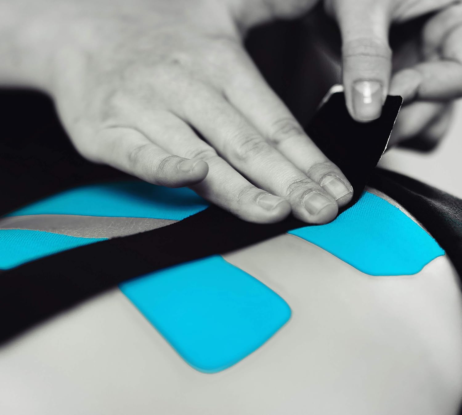 Kinesiology Tape Extra Wide 4" x 16.4' Roll - Supports Athletic Performance for Large Muscle Groups, Easy to Apply, Stays in Place for Days, Latex-Free, Waterproof - Image 7