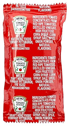 Miniatura 6 de Heinz - Paquete variado de paquetes de condimentos que incluye salsa barbacoa, rancho, salsa de tomate y mostaza de miel, paquetes individuales de