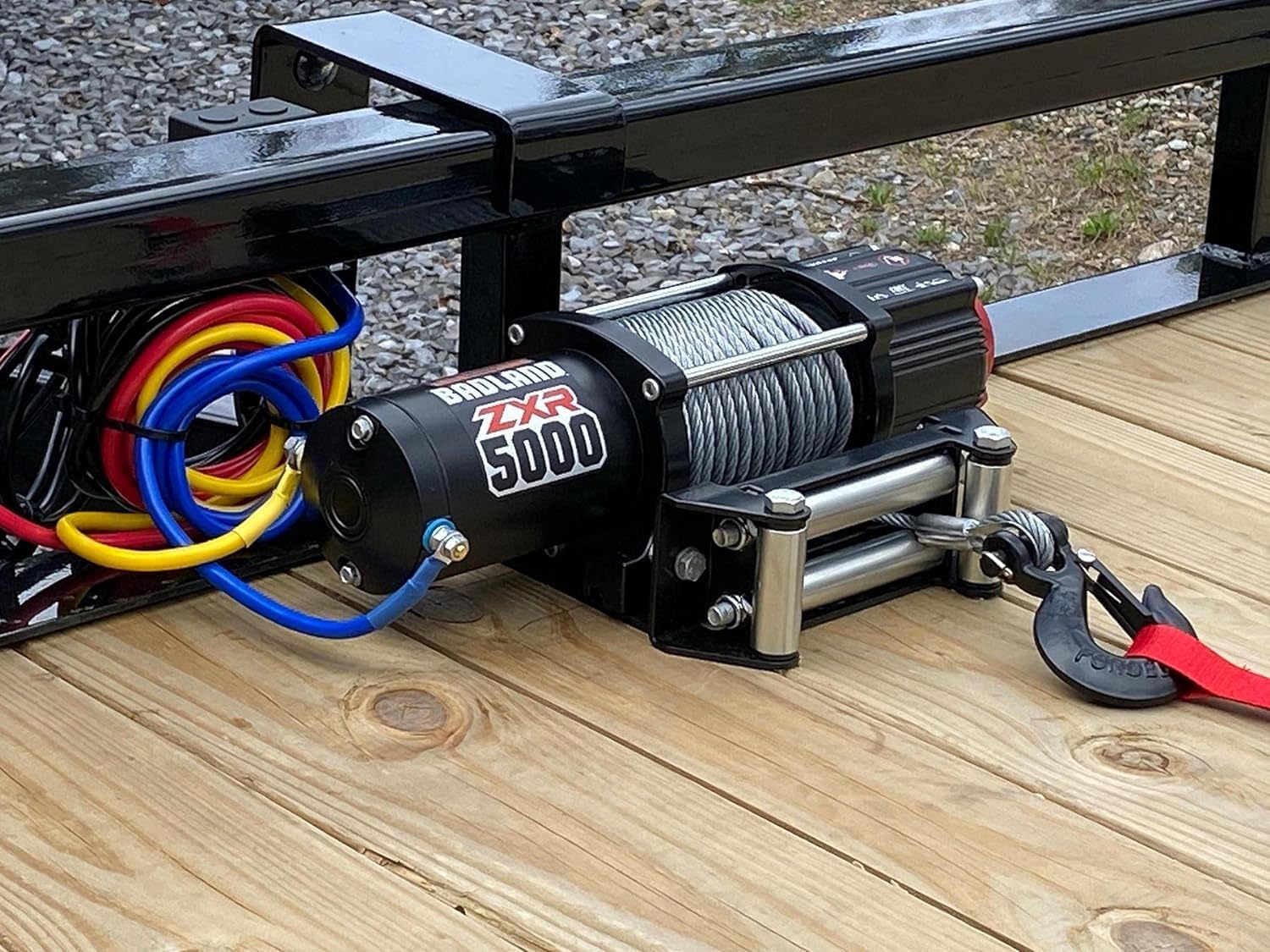 Badland Winch ZXR 5000 Lb. UTV/Powersport 12v Winch with Wire Rope