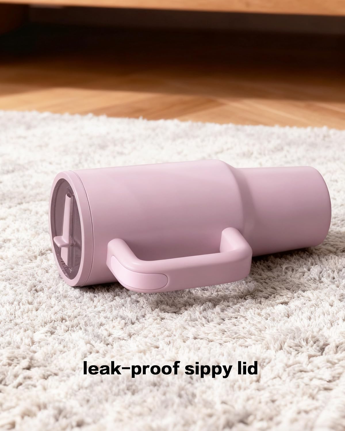 Traveler 40 oz Insulated Water Bottle with Handle & Flip Straw,Fits in Cup Holder,Leak Resistant Tumbler,Stainless Steel Base,Reusable Gifts for Women & Men - Image 7