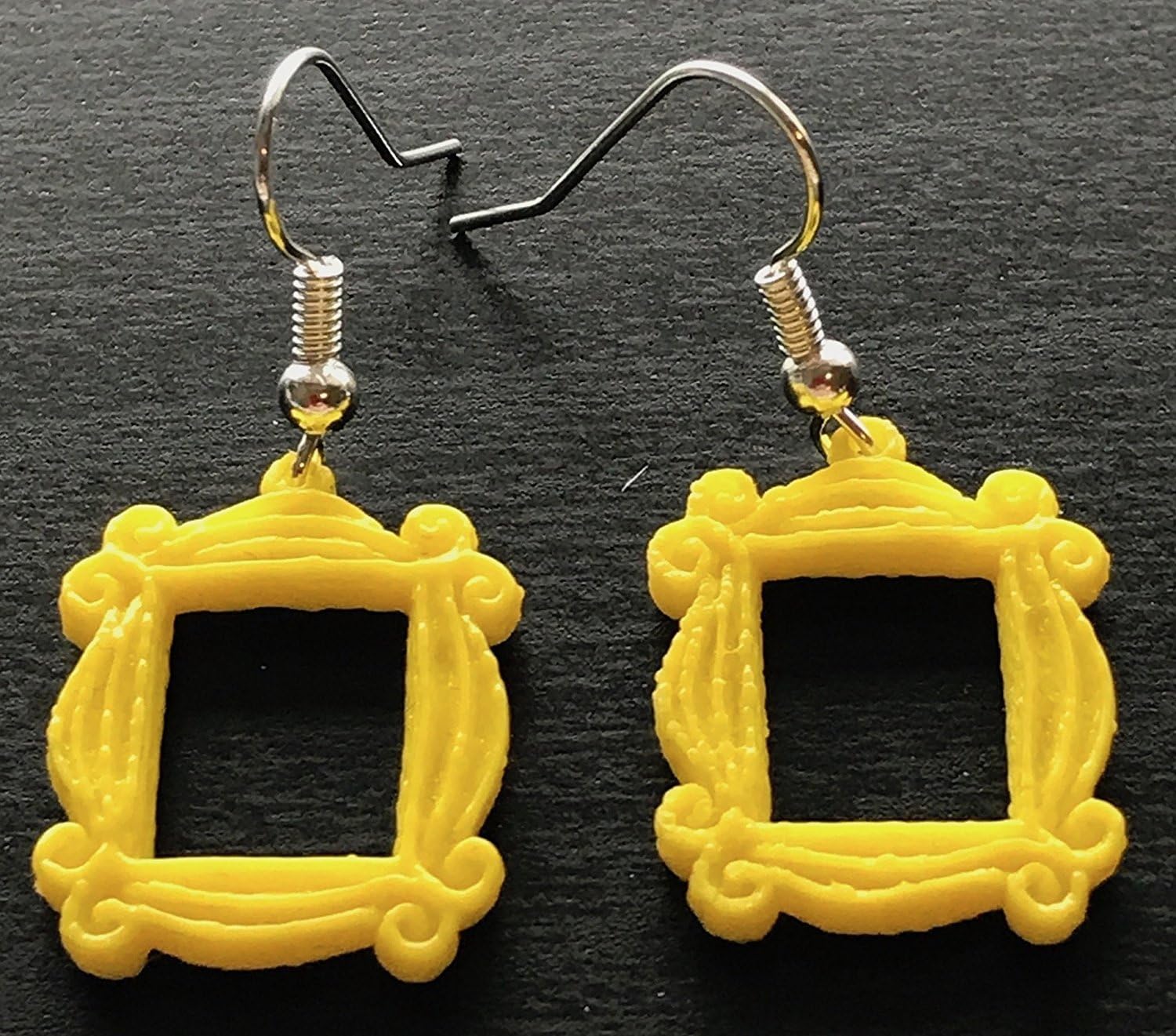 Friends Frame Earrings/Friends Themed Gift/Purple Door Peephole/Monica Door Frame/TV Show Gift