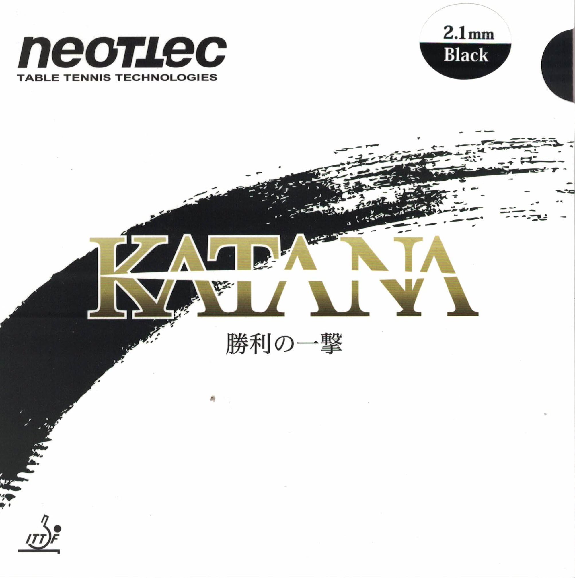 Neottec Katana 2.1 mm. Black Table Tennis Rubber