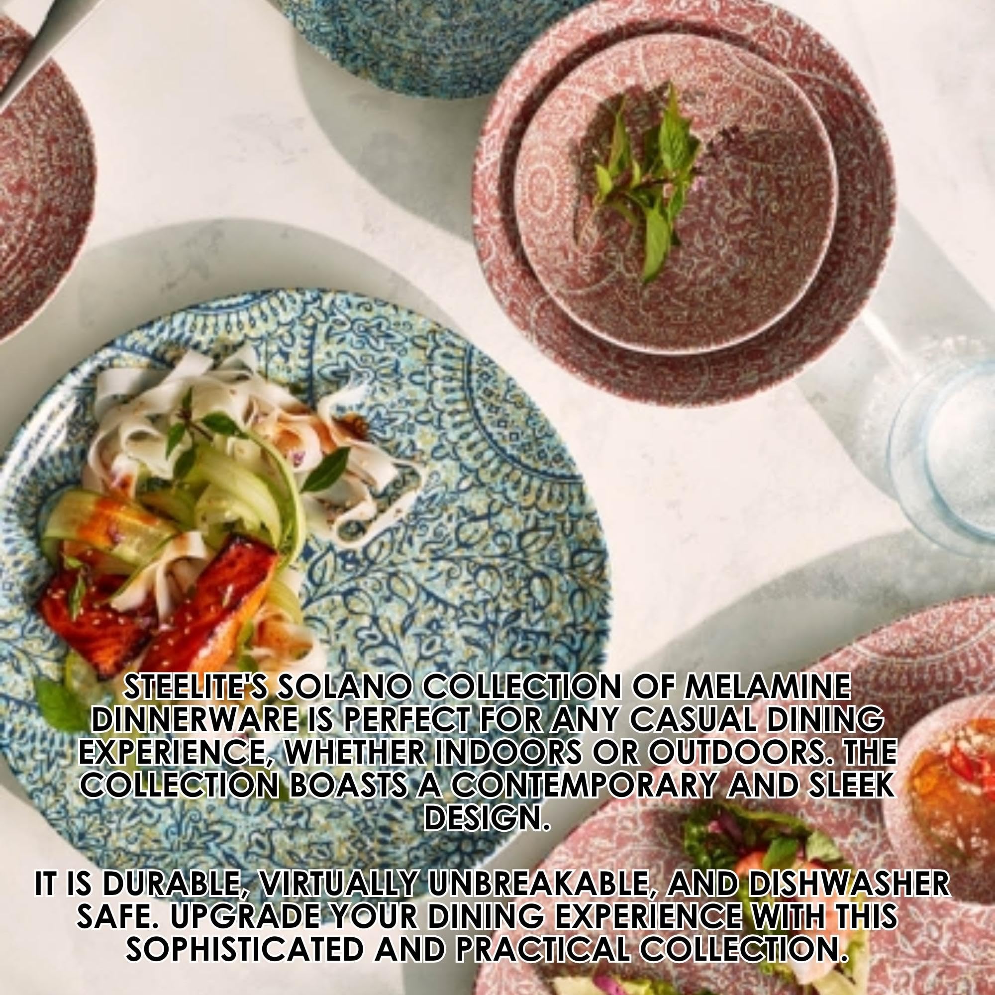 Steelite Melamine Dinnerware Dinner Plates Creations Solano