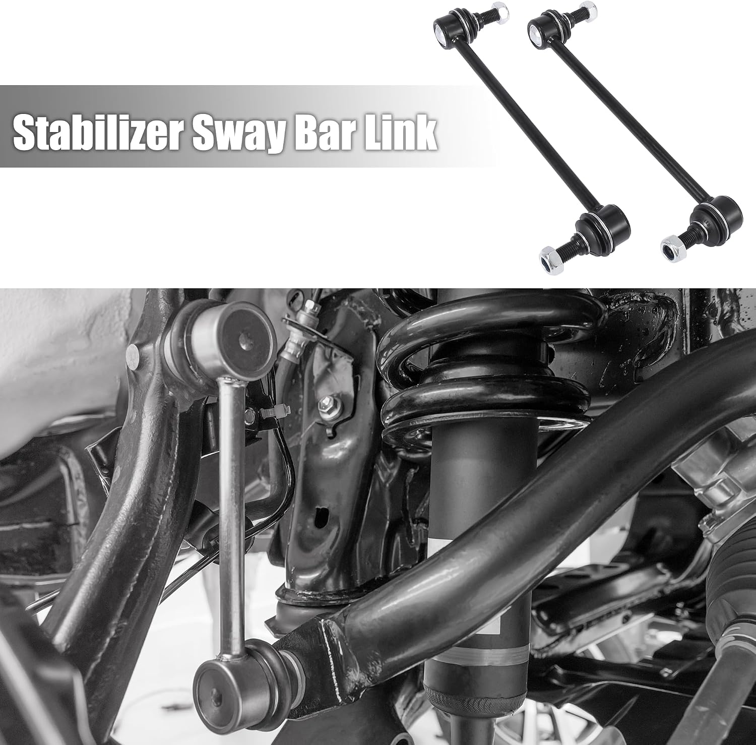 X AUTOHAUX 1 Pair Car Front Stabilizer Sway Bar End Links K750032 for Kia Forte Koup Rondo Optima for Hyundai Elantra