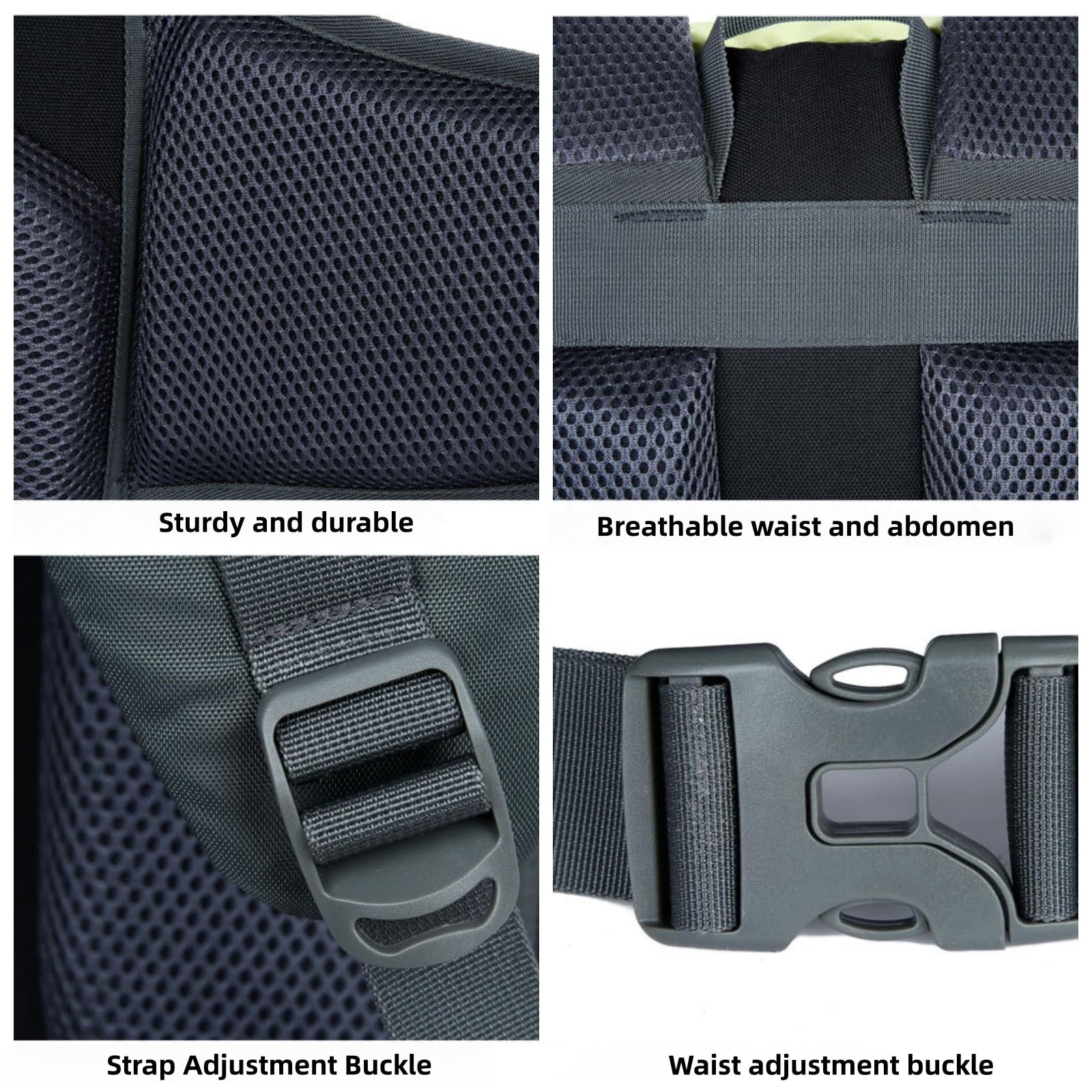 Wanderrucksack, Großer Outdoor Rucksack Wasserdicht mit Viel Stauraum, Ideal für Wandern, Camping, Reisen (Blau)