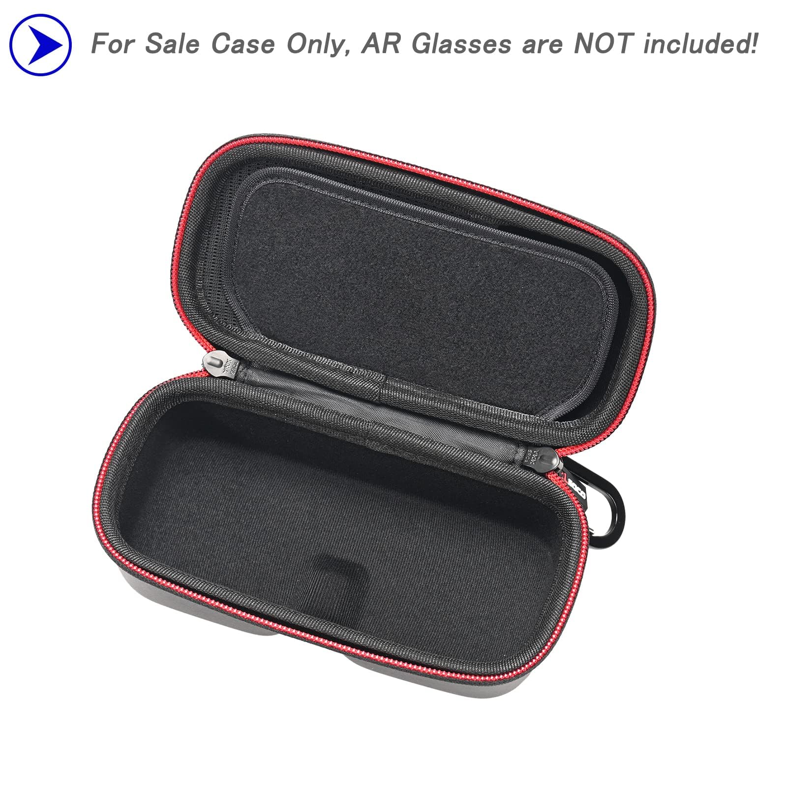 RLSOCO Twarda Obudowa do okulary Xreal Air AR/Air 2 & do RAYNEO Air 2 AR, Inteligentne Okulary (Tylko Walizka)