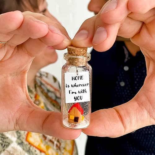 Miniatura 33 de Kseniya Revta Regalos para novia y novio, regalo de aniversario personalizado para él o ella, botella de regalo con foto personalizada para marido