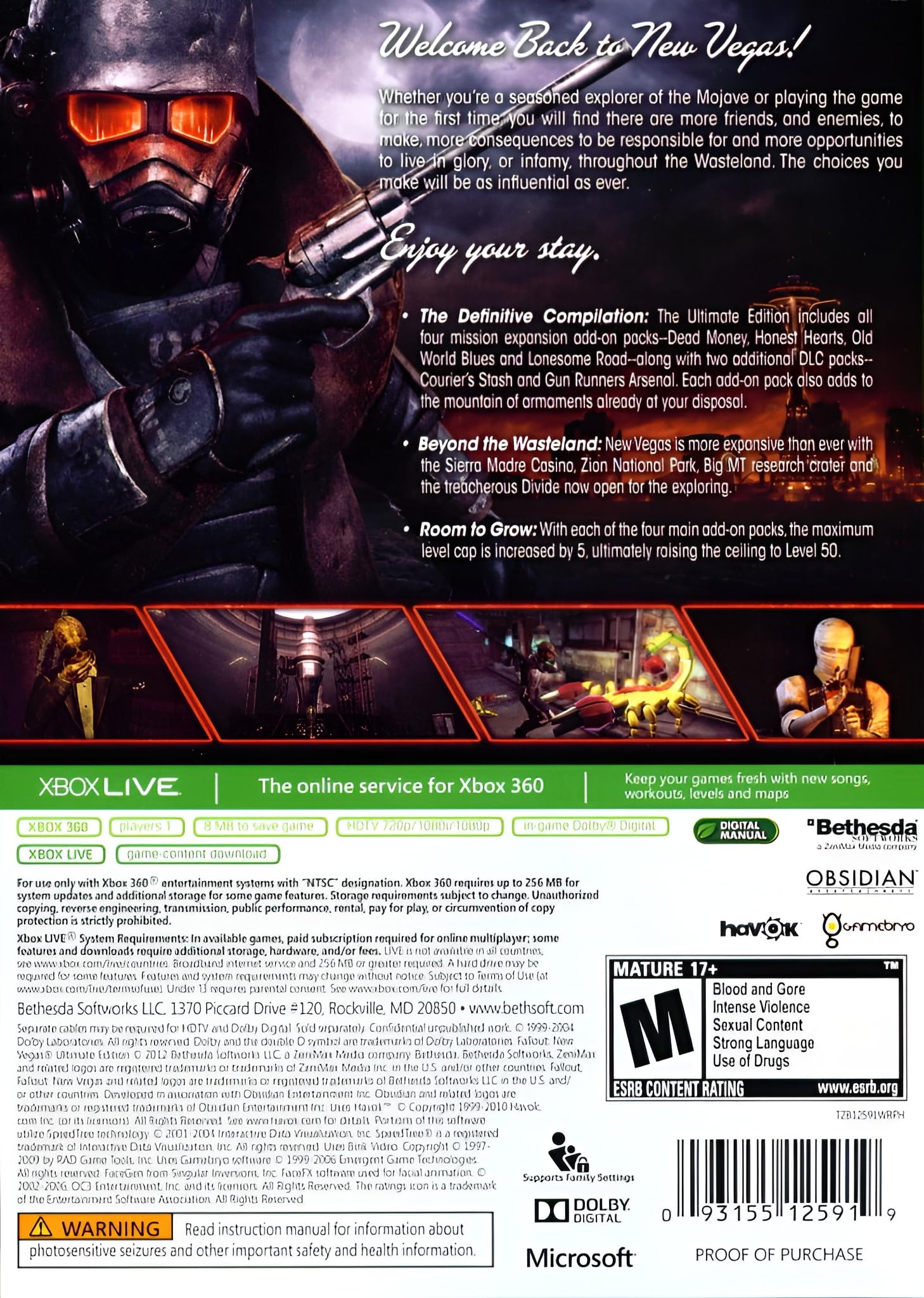 Amazon.com: Fallout: New Vegas - Xbox 360 Ultimate Edition