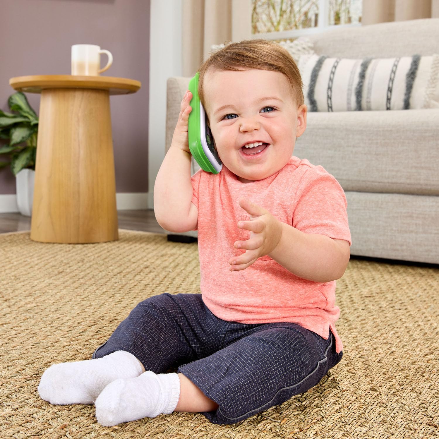 LeapFrog Telefono per imparare ad anello e registrare, giocattolo per bambini