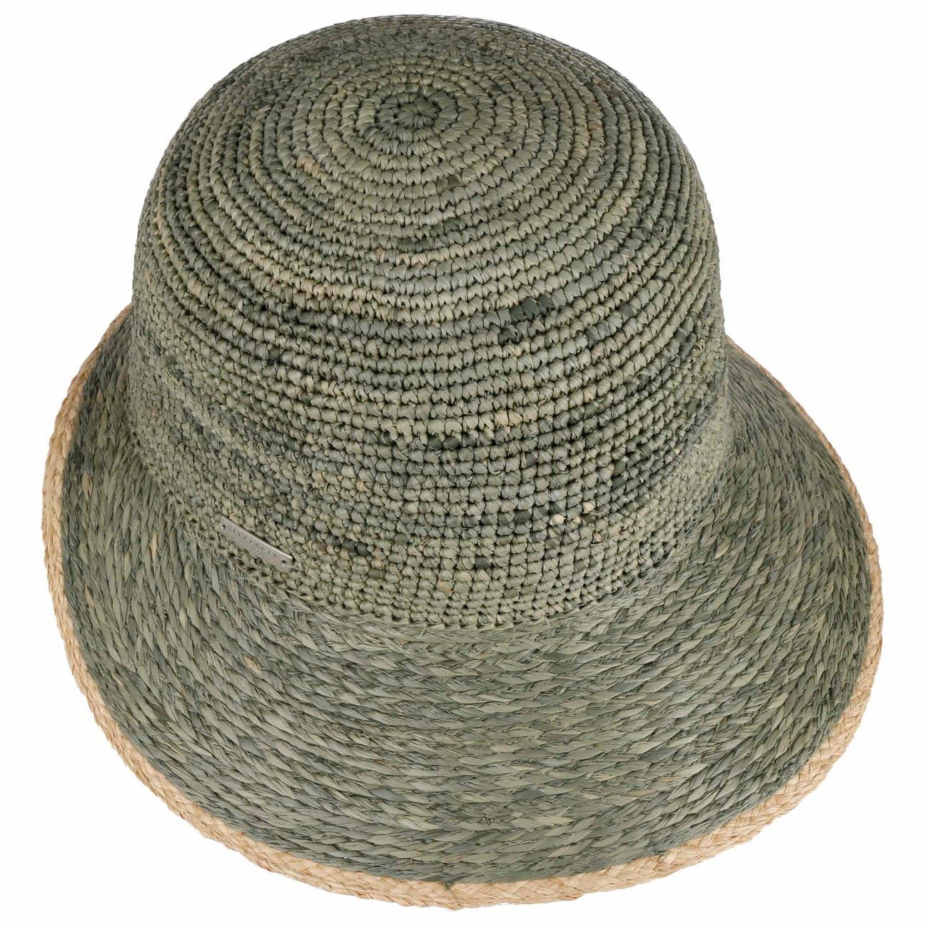 Seeberger Tascova Schute Strohhut Sonnenhut Sommerhut Damenhut Gartenhut Strandhut Damen - mit Schirm Frühling-Sommer Sommer