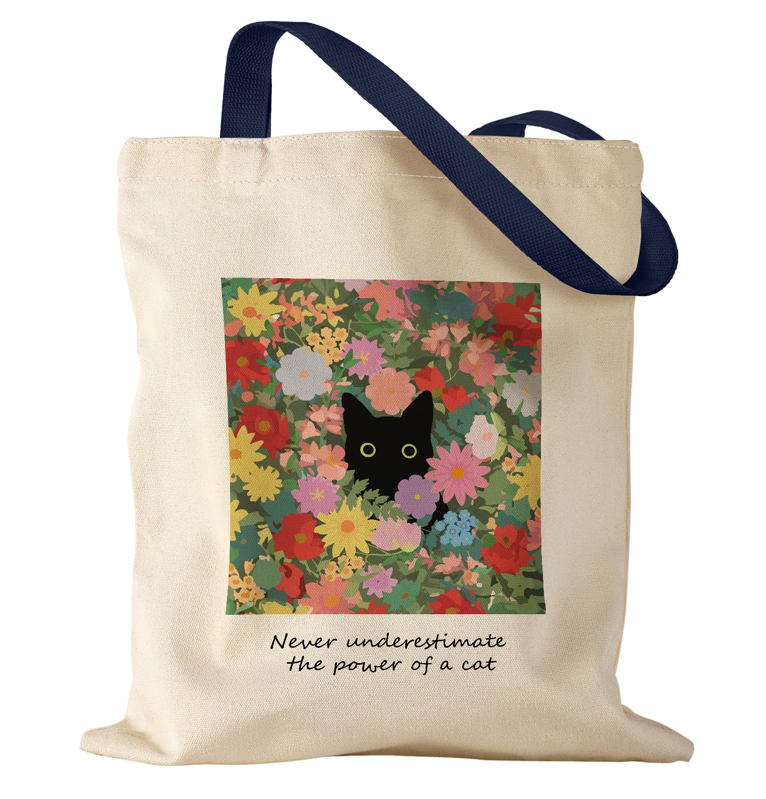 Miss Adola Aesthetic Canvas Tote Bag - Reusable Shoulder Tote Bag for Women Lady Casual Vacation, Shopping, Work, Gym